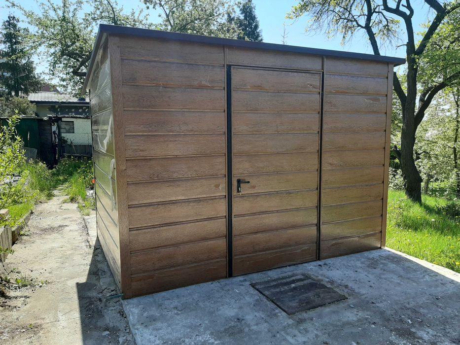 Garaż Blaszany - Schowek Narzędziowy / Magazyn Gospodarczy - Maj-Blach