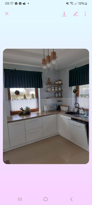 Sprzedam lambrekin do kuchni z zazdroską.