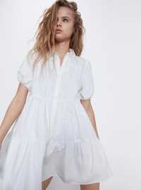 Сукня - сорочка Zara р. L/ платье - рубашка зара