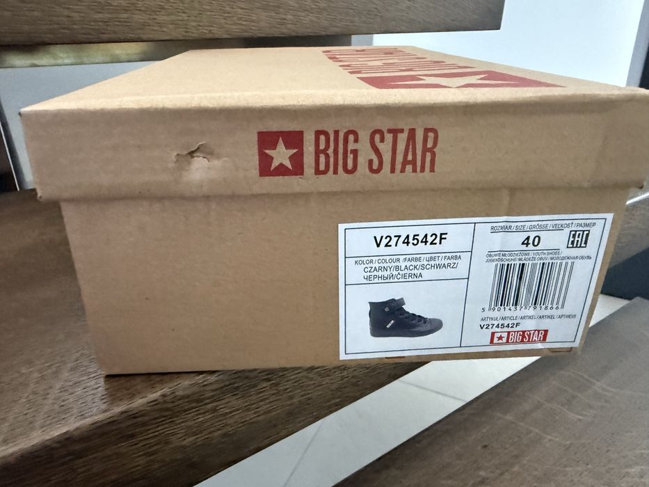Trampki ocieplane za kostke BIG Star 40 25 cm