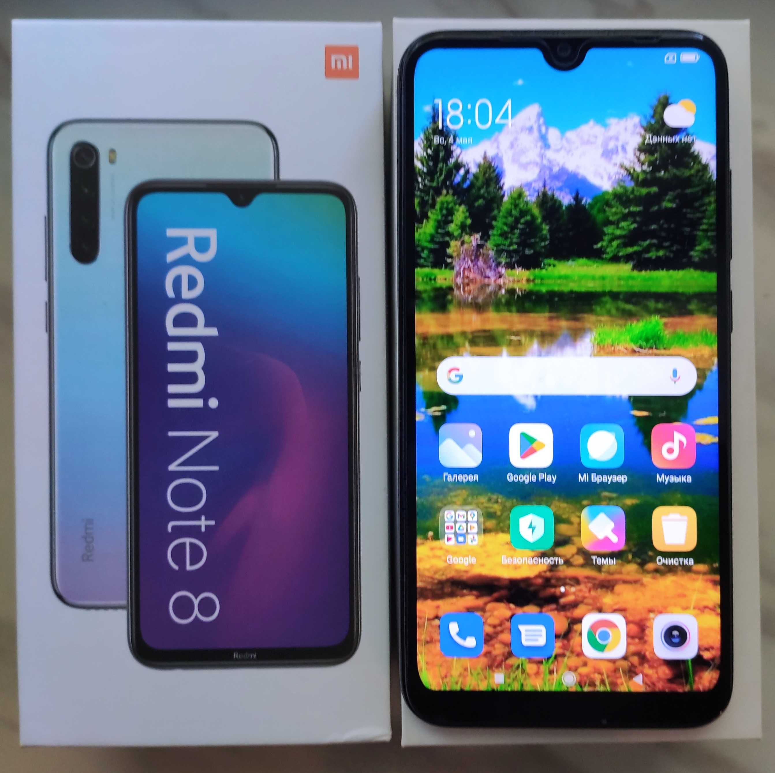 Xiaomi Redmi Note 8 4+2/128 Black(Android 11,Snap 665) идеальное сост.