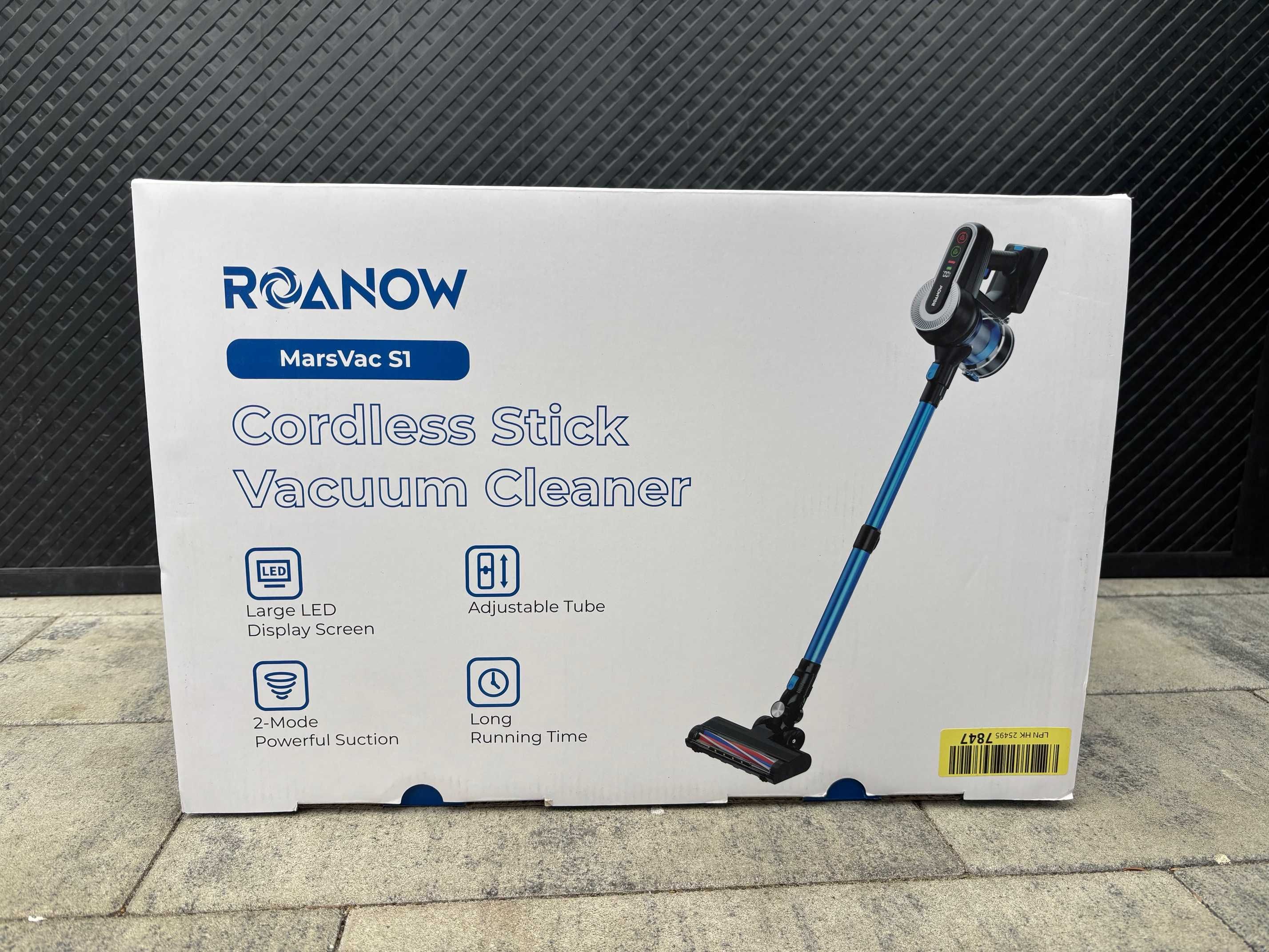 Roanow MarsVac S1 wydajny odkurzacz bezprzewodowy, 450 W/35 kPA,
