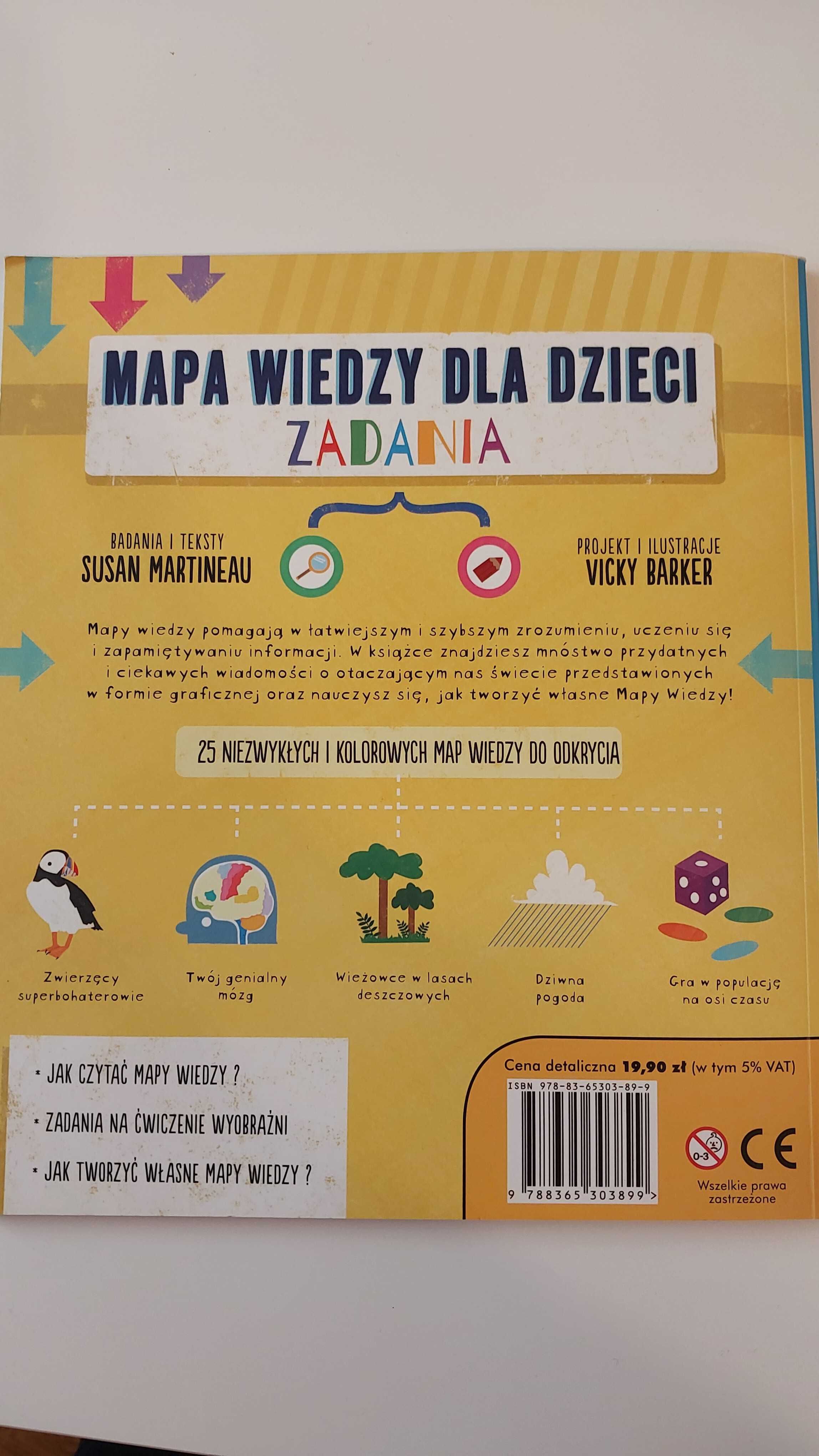 Mapa wiedzy dla dzieci - zadania