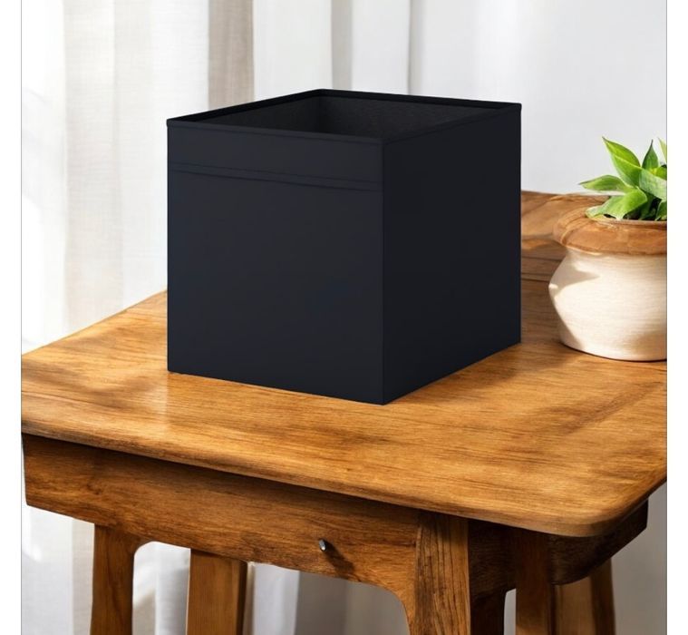 Nowy czarny kosz organizer pudełko