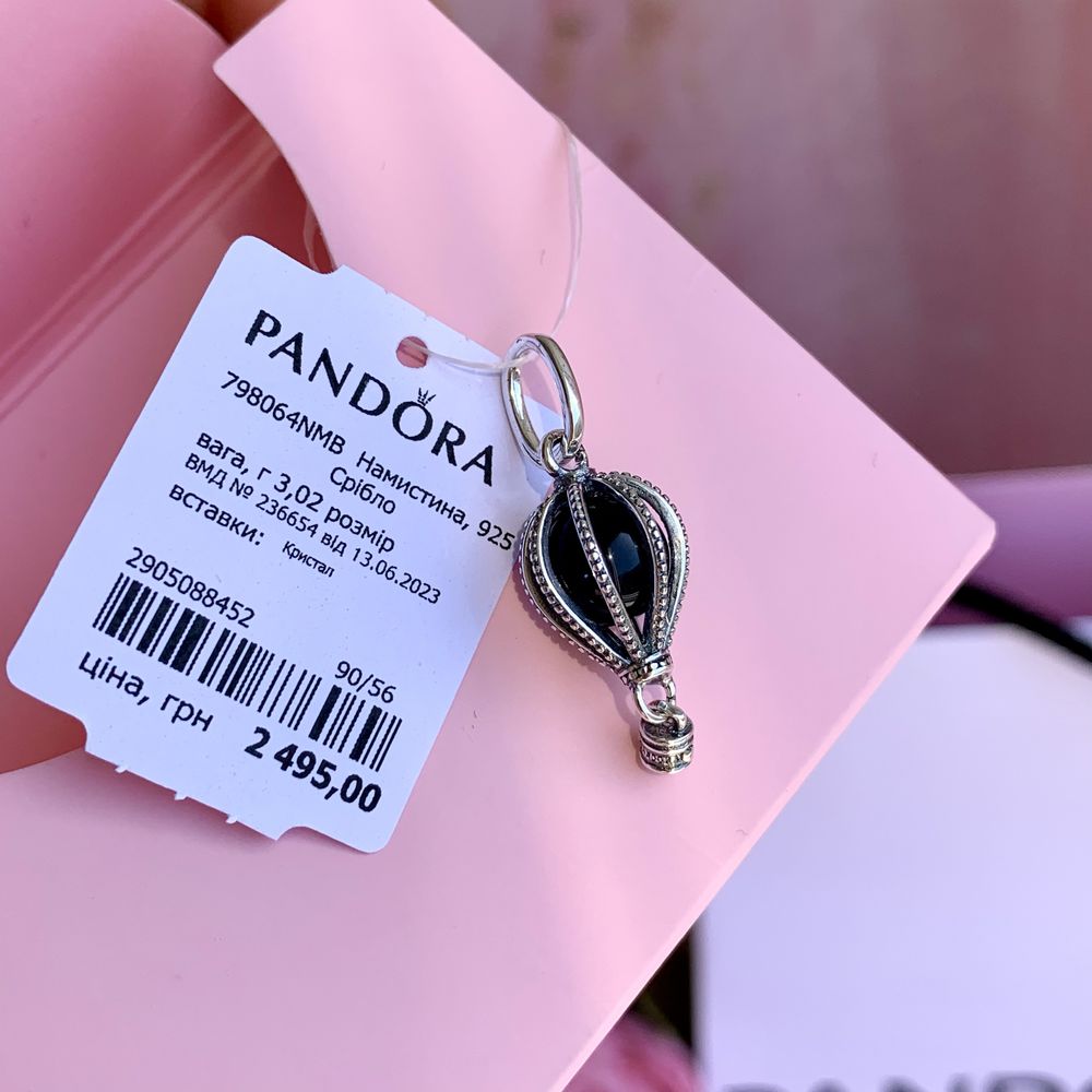 Шарм Pandora, Намистина нова оригінал Пандора Підвіска срібло бусина