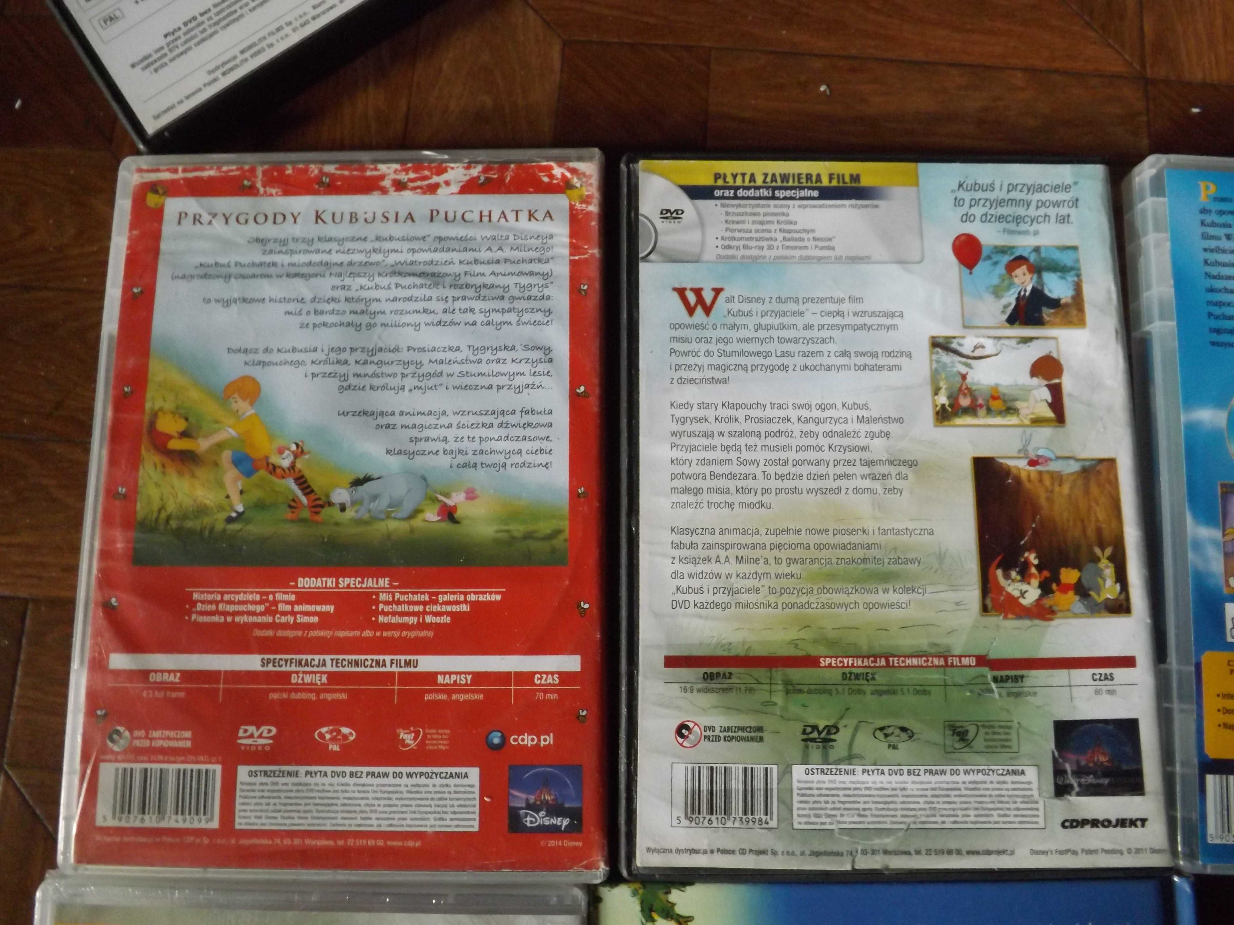 Kubuś Puchatek bajka dvd Disney film