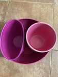 Conjunto de vasos / floreiras pequenos