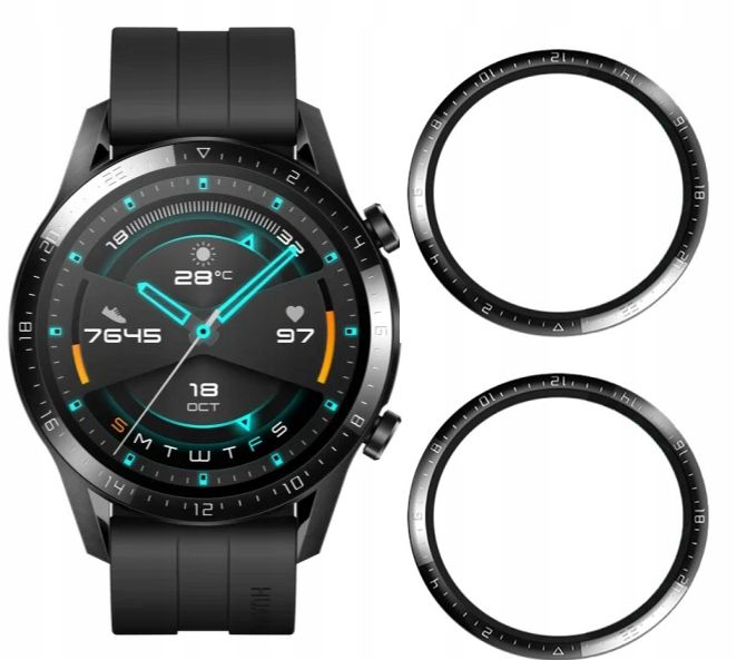Zestaw Ochronny 2 x SZKŁO HYBRYDOWE 7H / 3D do Huawei Watch GT 2 46mm