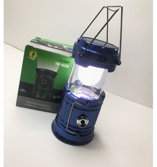 світлодіодний кемпінговий ліхтар MH-5800T 1W+6Led!