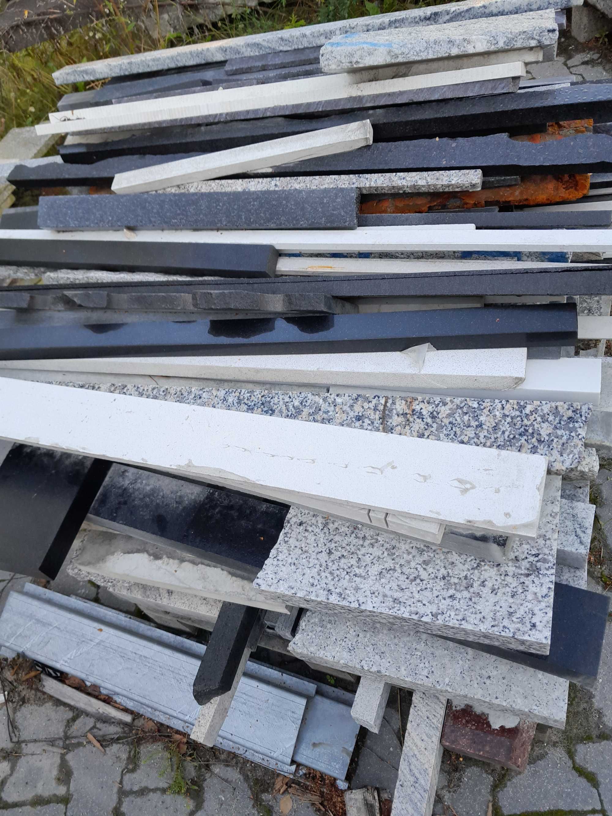 Obcinki granit marmur konglomerat