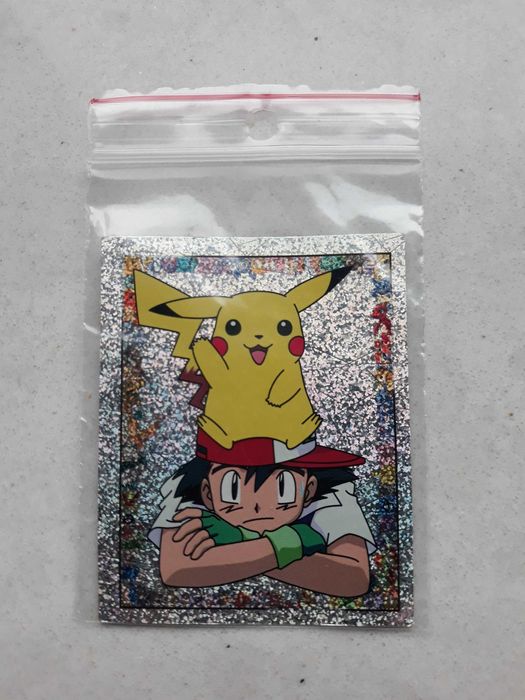 Naklejka PIKACHU - POKEMON do albumu MERLIN - holograficzna.