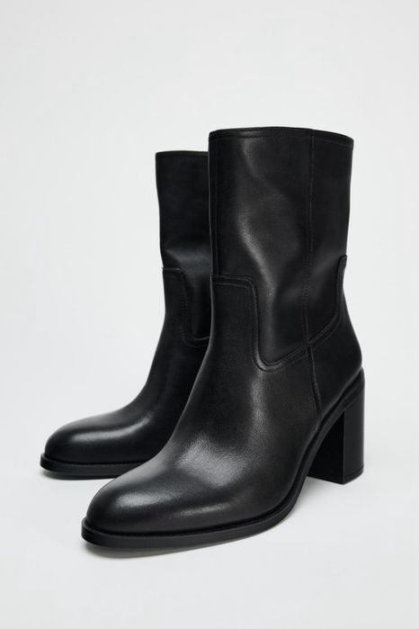 Нові шкіряні черевики ( ботинки , чоботи ) Zara 36 р, 37 р, 39 р, 40 р
