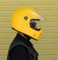 Capacete Biltwell Lane Splitter Gloss Yellow Tamanho XS