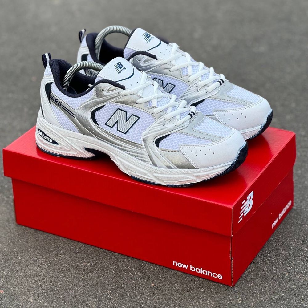 Кросівки чоловічі New Balance 530 White Navy Silver