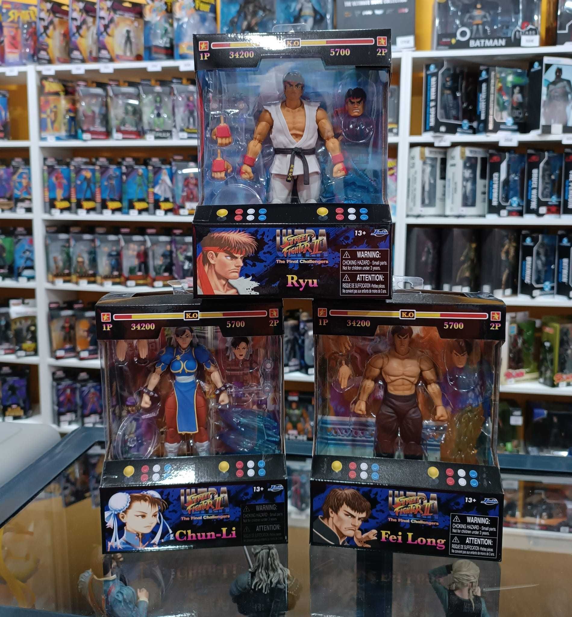 Coleção de figuras Street Fighter