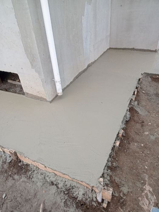 Отмостка, Фундамент, Бетонные работы