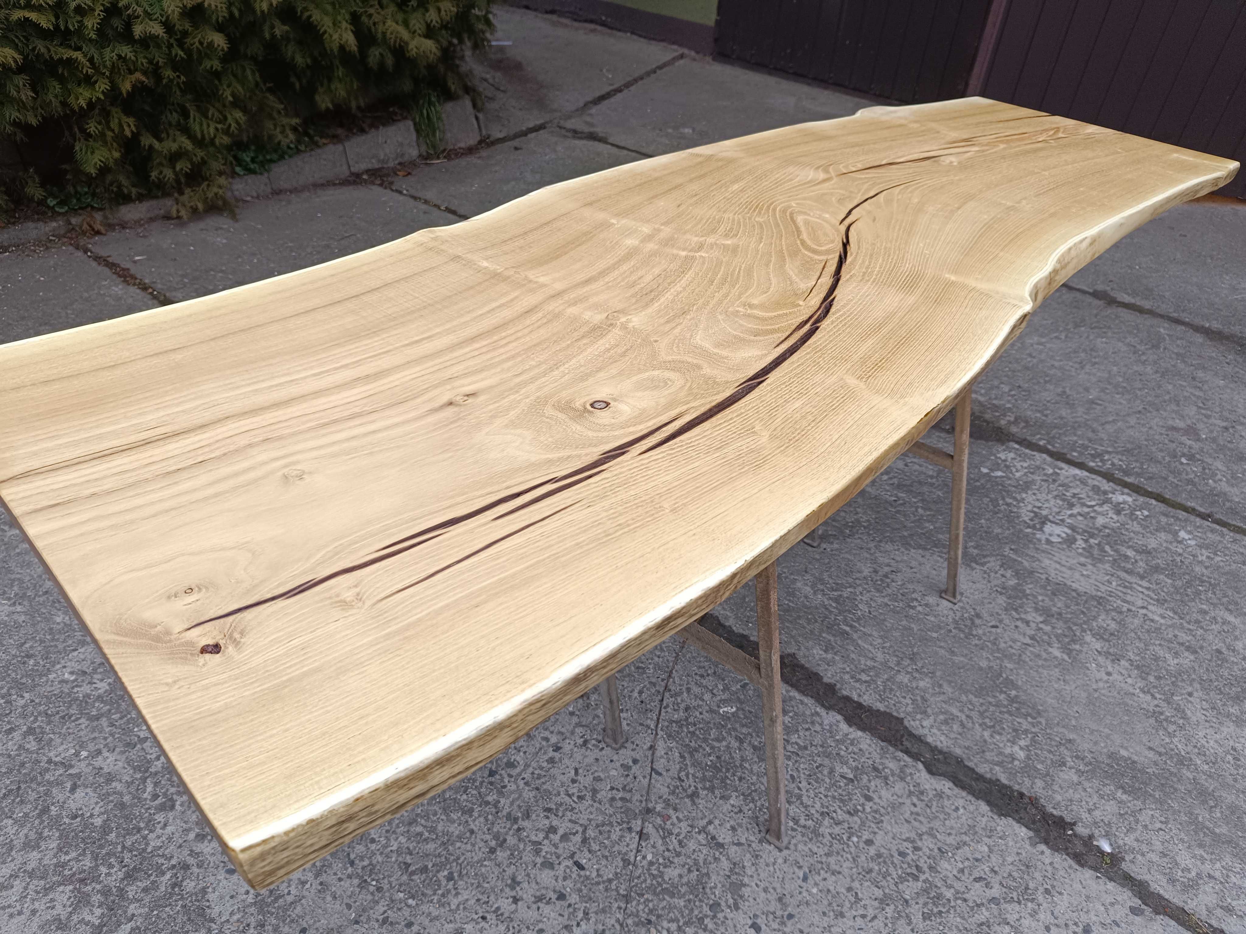 Monolit Akacja 200x60 na stół biurko ławę Live Edge
