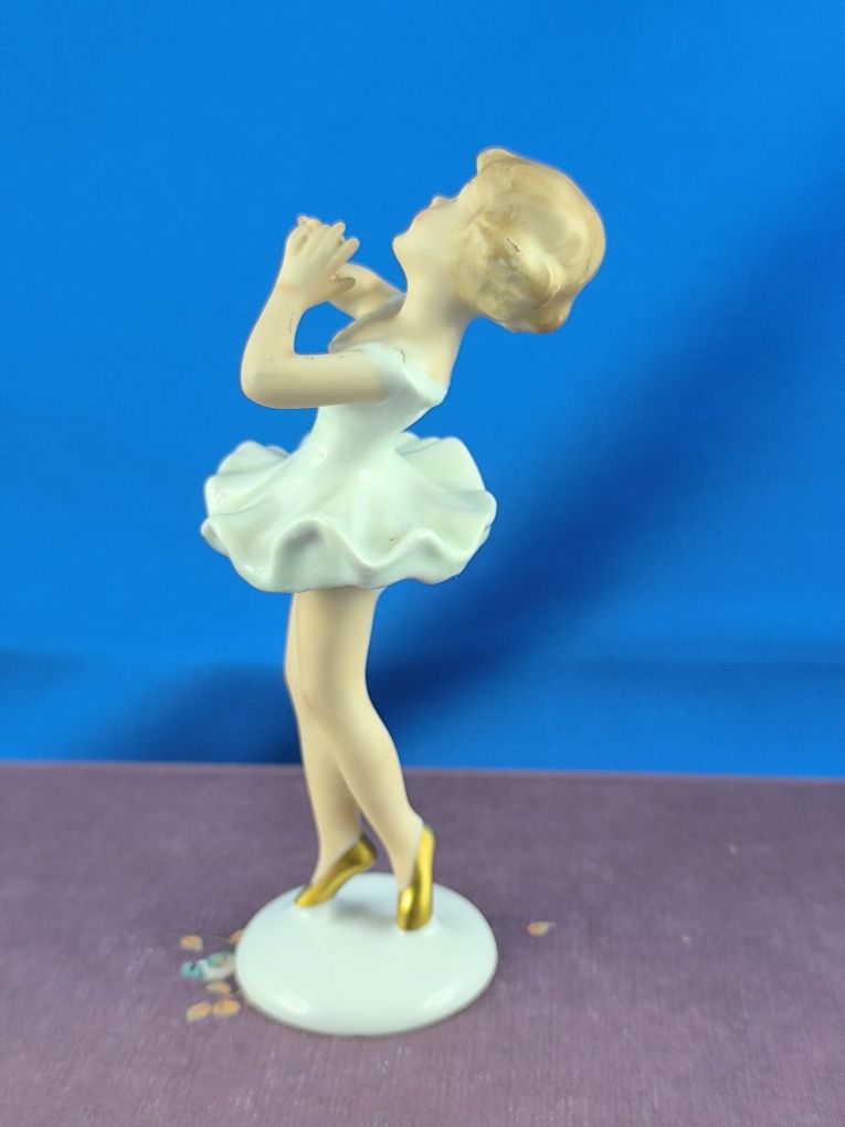 Dziewczynka, dama, baletnica, tancerka Wallendorf #porcelana #prezent