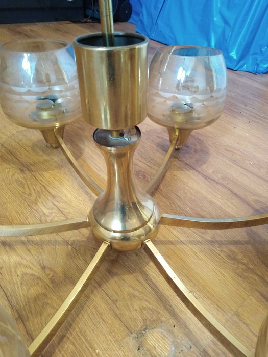 Duży żyrandol 6 ramienny