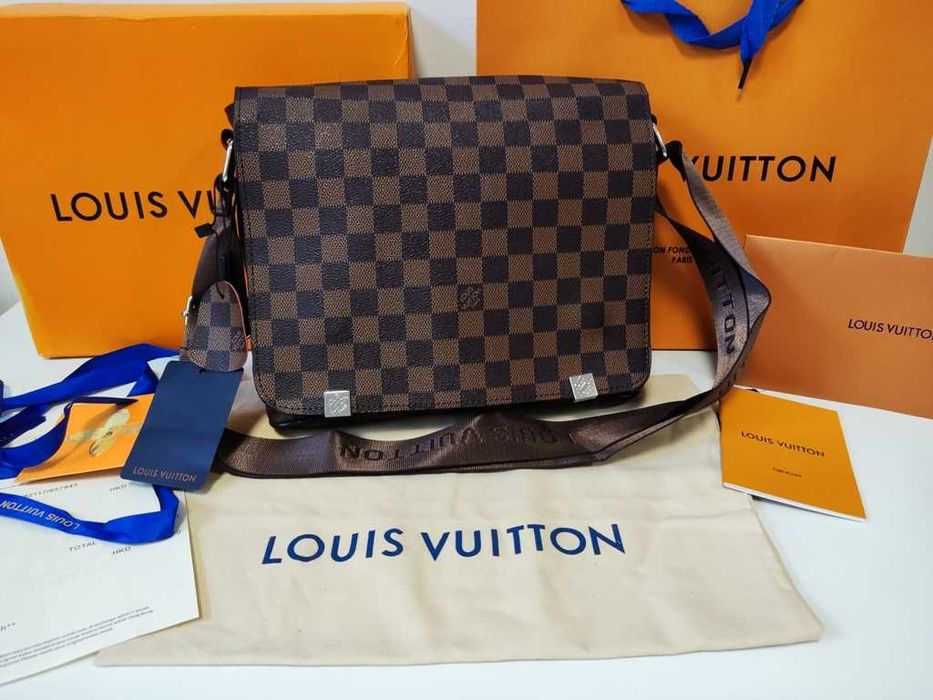 LOUIS VUITTON męska torba Listonoszka, skóra, Francja 41088-1