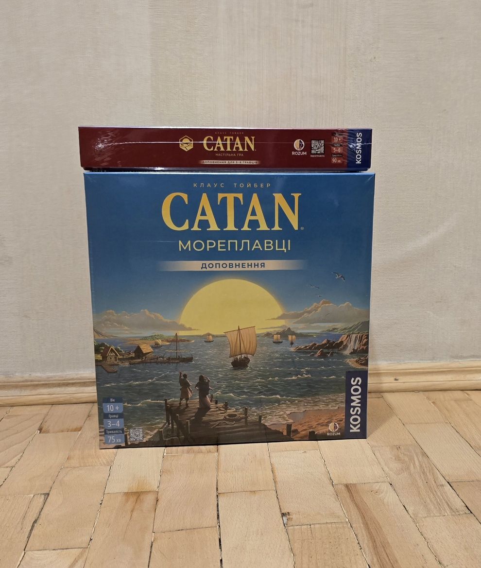 ОРИГІНАЛ! Catan Колонізатори \ Мореплавці \ 5-6 гравців українською