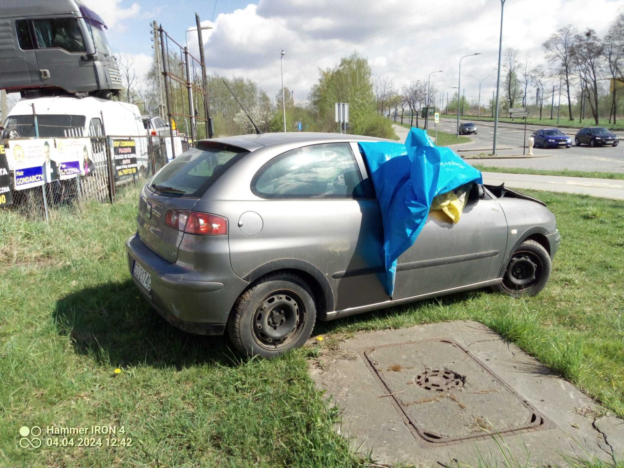 SEAT IBIZA po wypadku możliwa zamiana