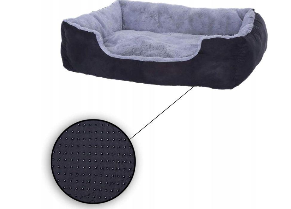 poduszka/ legowisko dla psa dibea szara 75 x 60 cm