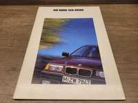 Prospekt BMW E36 316i 318i 320i 325i 1991 Pierwsze wydanie