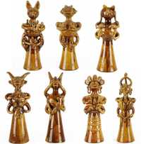Os Sete Pecados - 7 Grandes Esculturas em Cerâmica - Único - 58 a 65cm