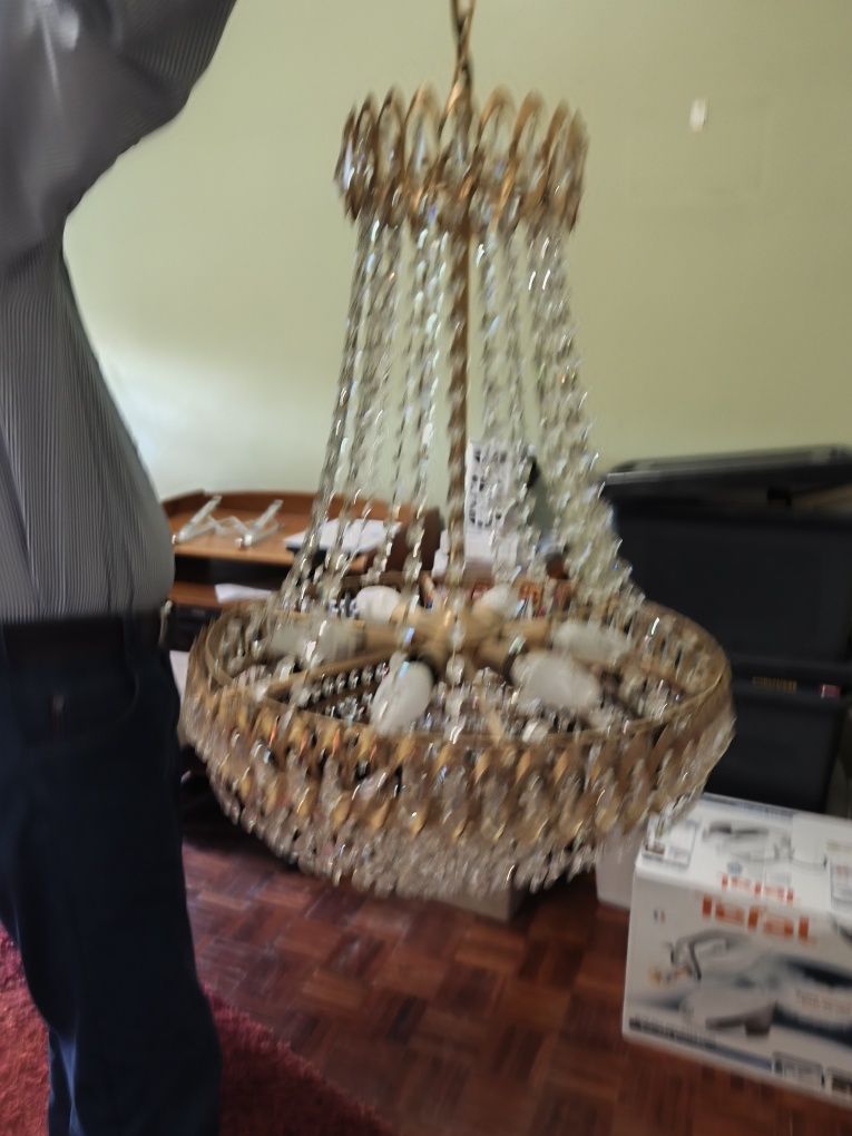 Candeeiros em cristal