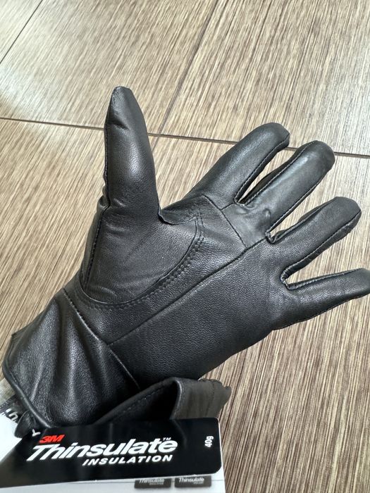 Якісні шкіряні рукавички Thinsulate, нові, бирки