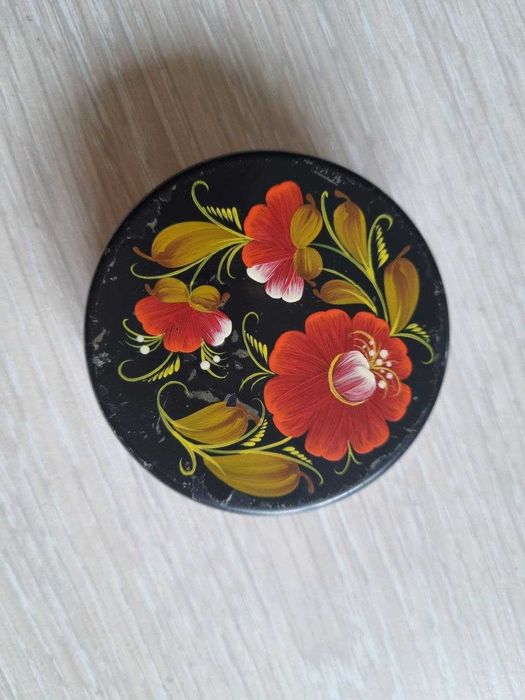 Складной стаканчик с росписью походной. СССР 1980е годы