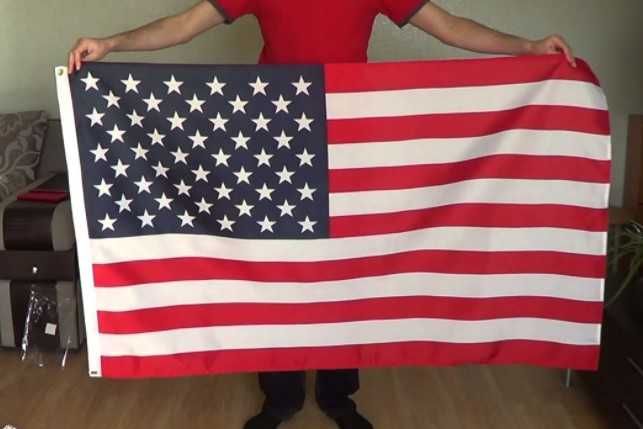 Флаг США, оригинальный размер