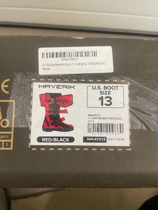 Мотоботи MAVERIK BOOT FLY RACING р-46,5 (30.5)