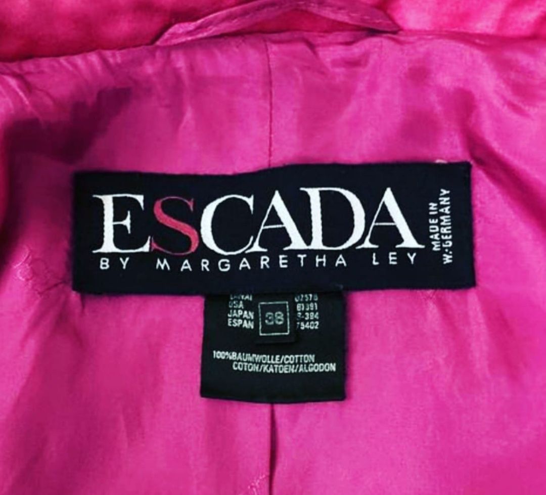 Escada by Margaretha Ley вінтаж жакет фуксія піджак.