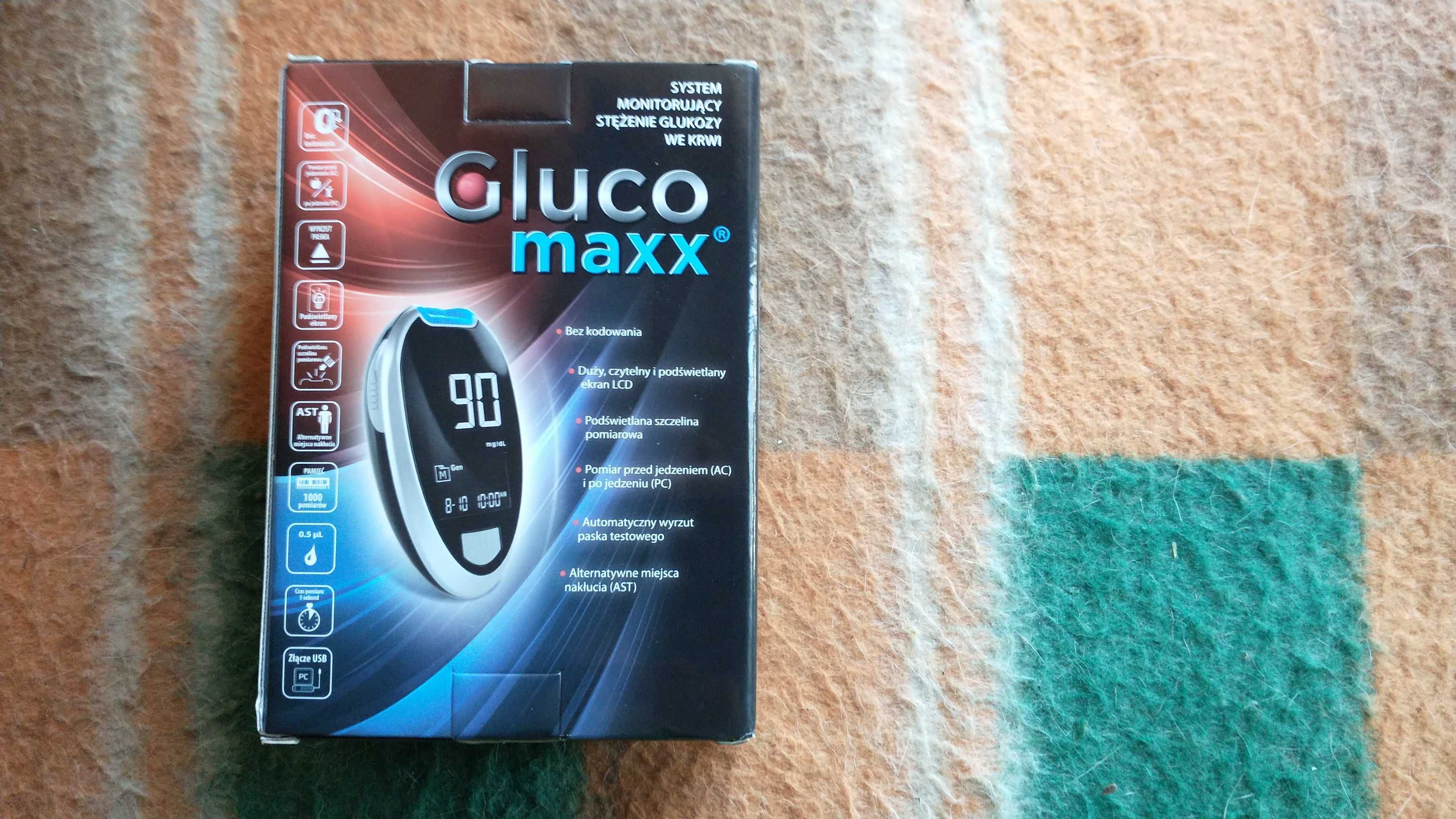 Gluko-Maxx-NOWY-podswietlany glukometr