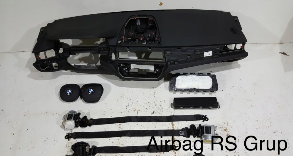 bmw 5 g31 g30 tablier airbags cintos