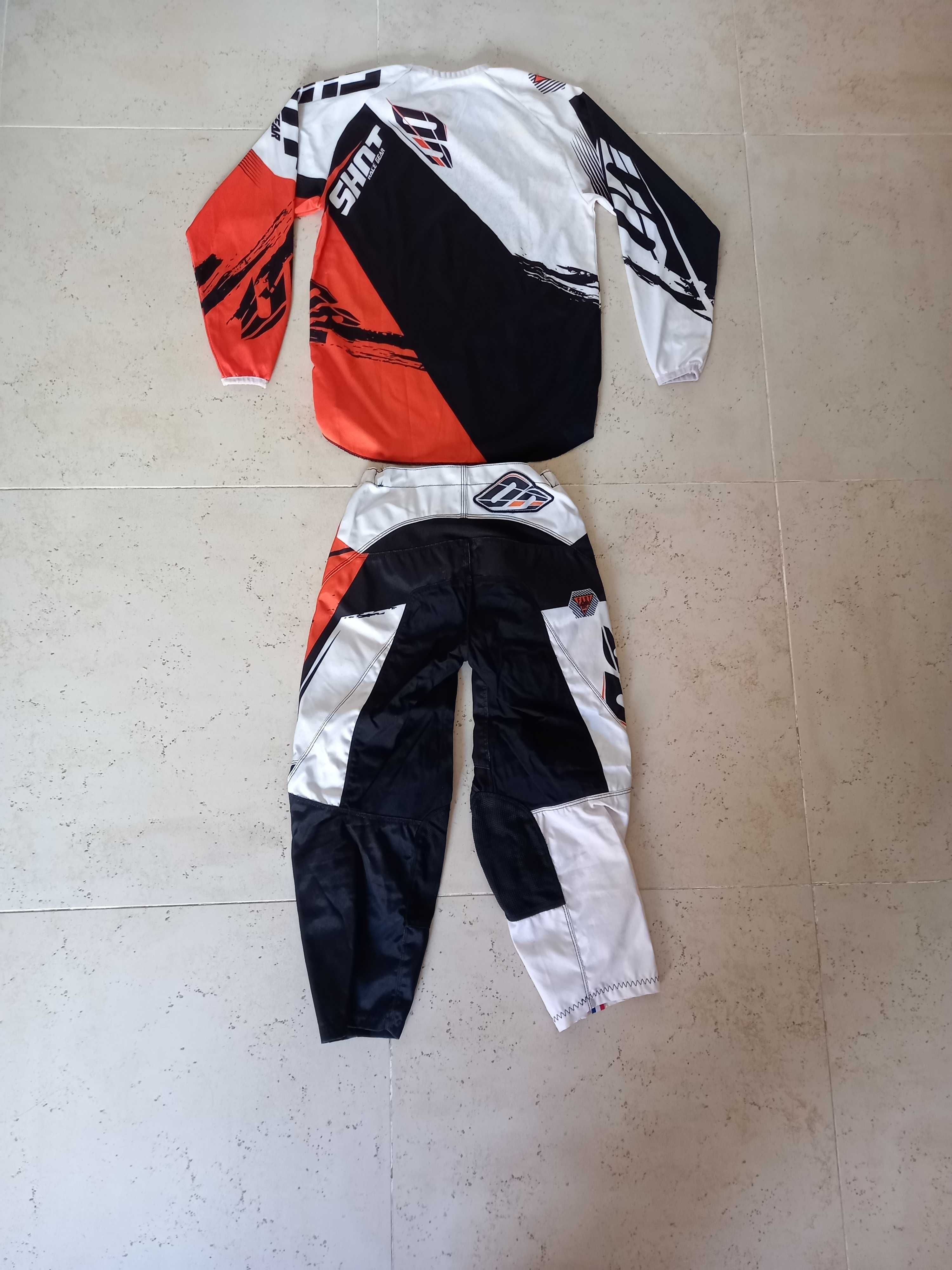 Equipamento MotoCross Criança