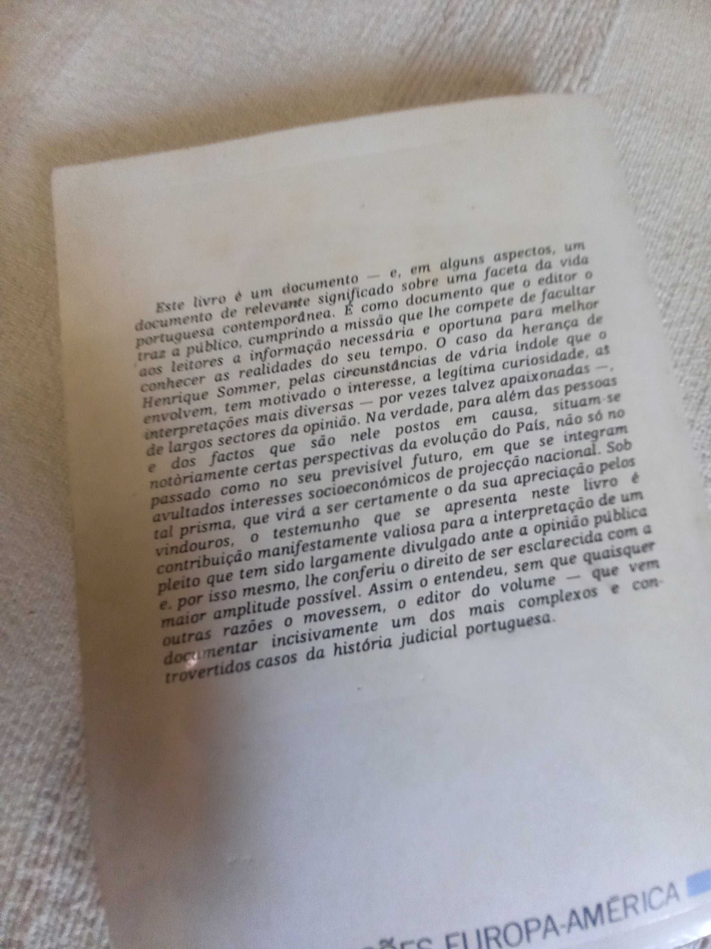 António Champalimaud sobre o caso da herança Sommer