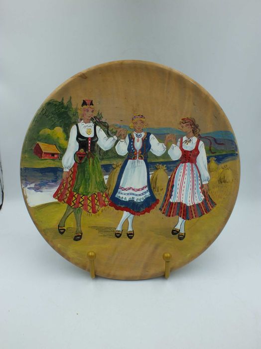 Talerz Drewniany SUOMI Finland B070125