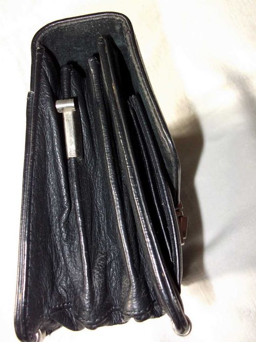 Мужская барсетка кожа, кожзам классическая