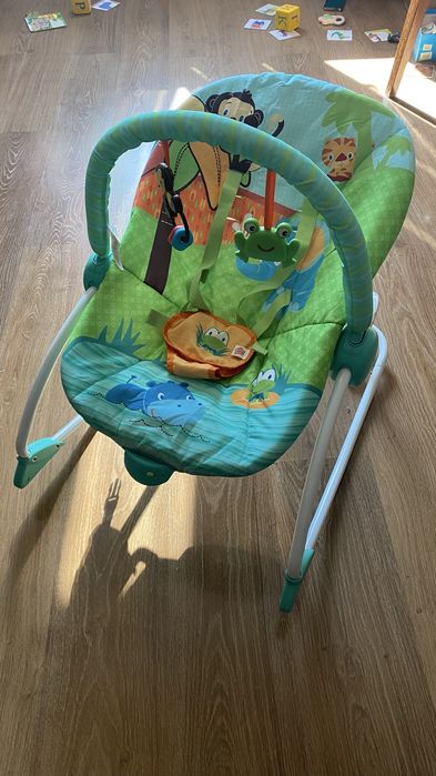 Шезлонг / Кресло-качалка Bright Starts "Сны в саванне"