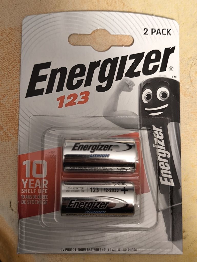 Baterie energizer 123