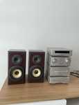 Wieża Technics HD350 + głośniki kolumny zestaw  vintage jakośc premium