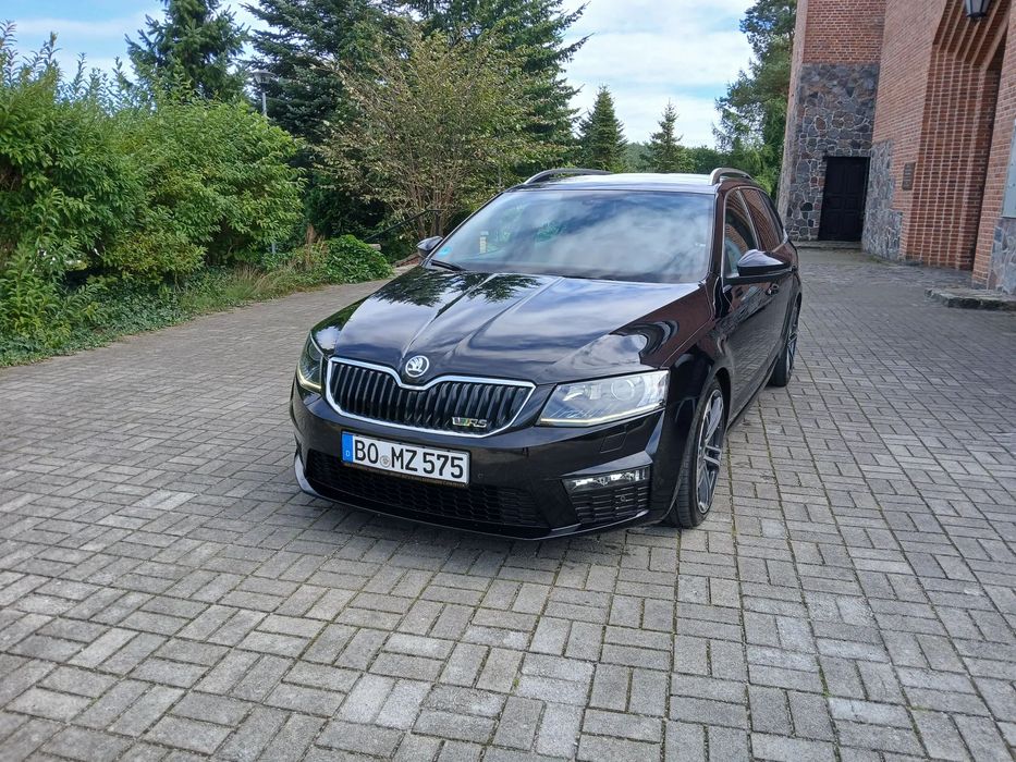 Skoda Octavia 2.0 TDI 184km CR VRS RS oryginał LEd bi xsenon navi piękny stan Unikat