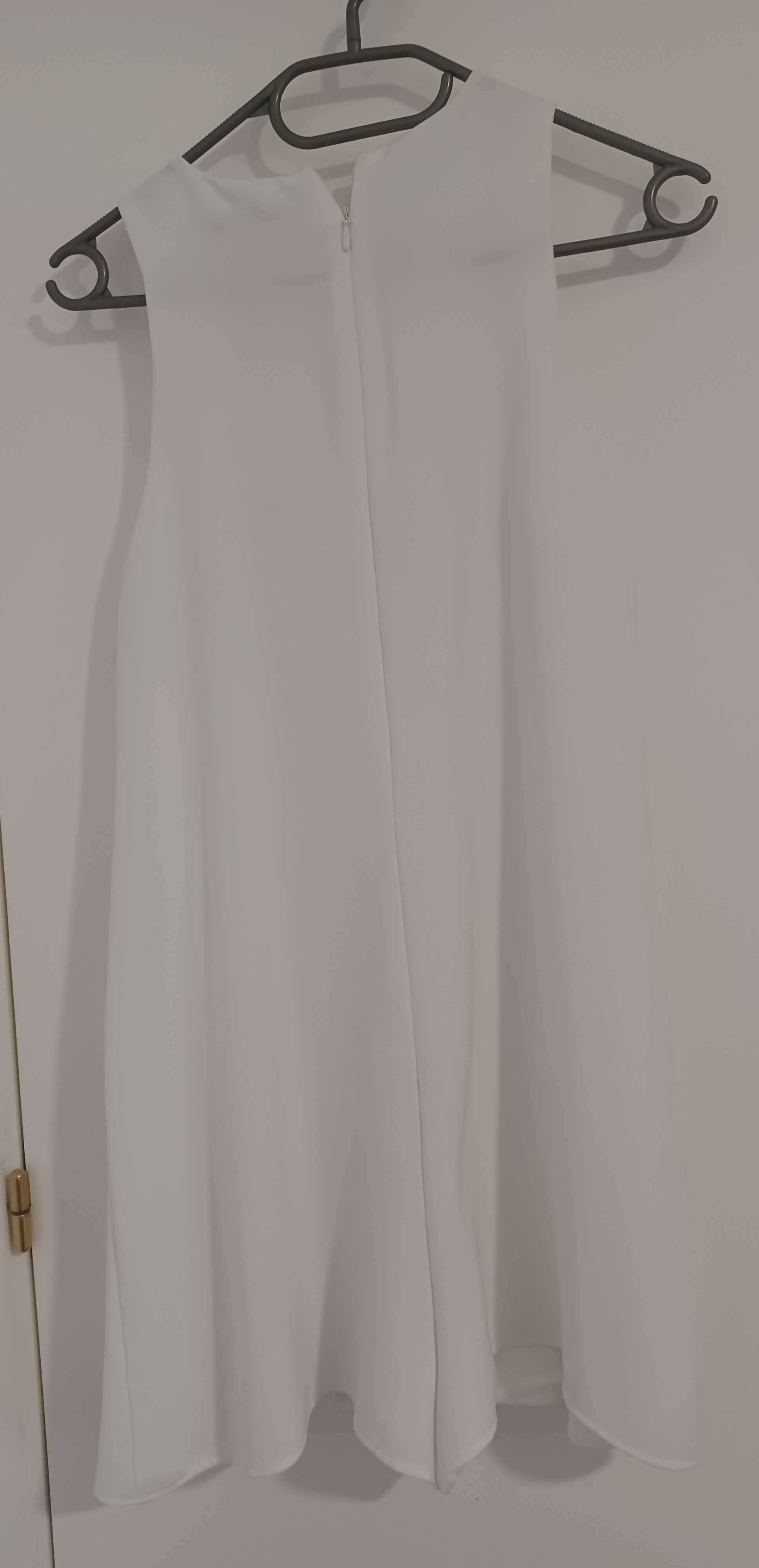 Vestido Calção - Zara - Branco - Mulher - S - Como Novo