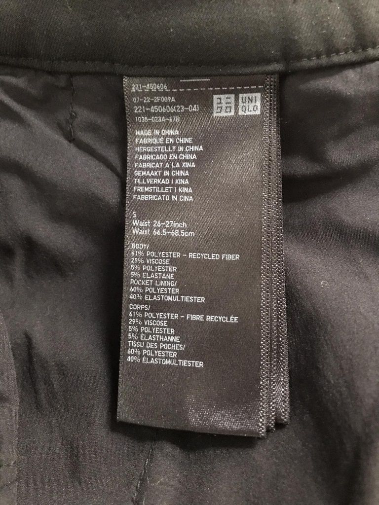 Uniqlo spodnie cygaretki damskie S