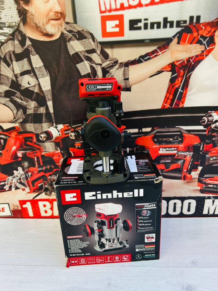 Акумуляторний безщітковий фрезер Einhell TP-RO 18 Set Li BL