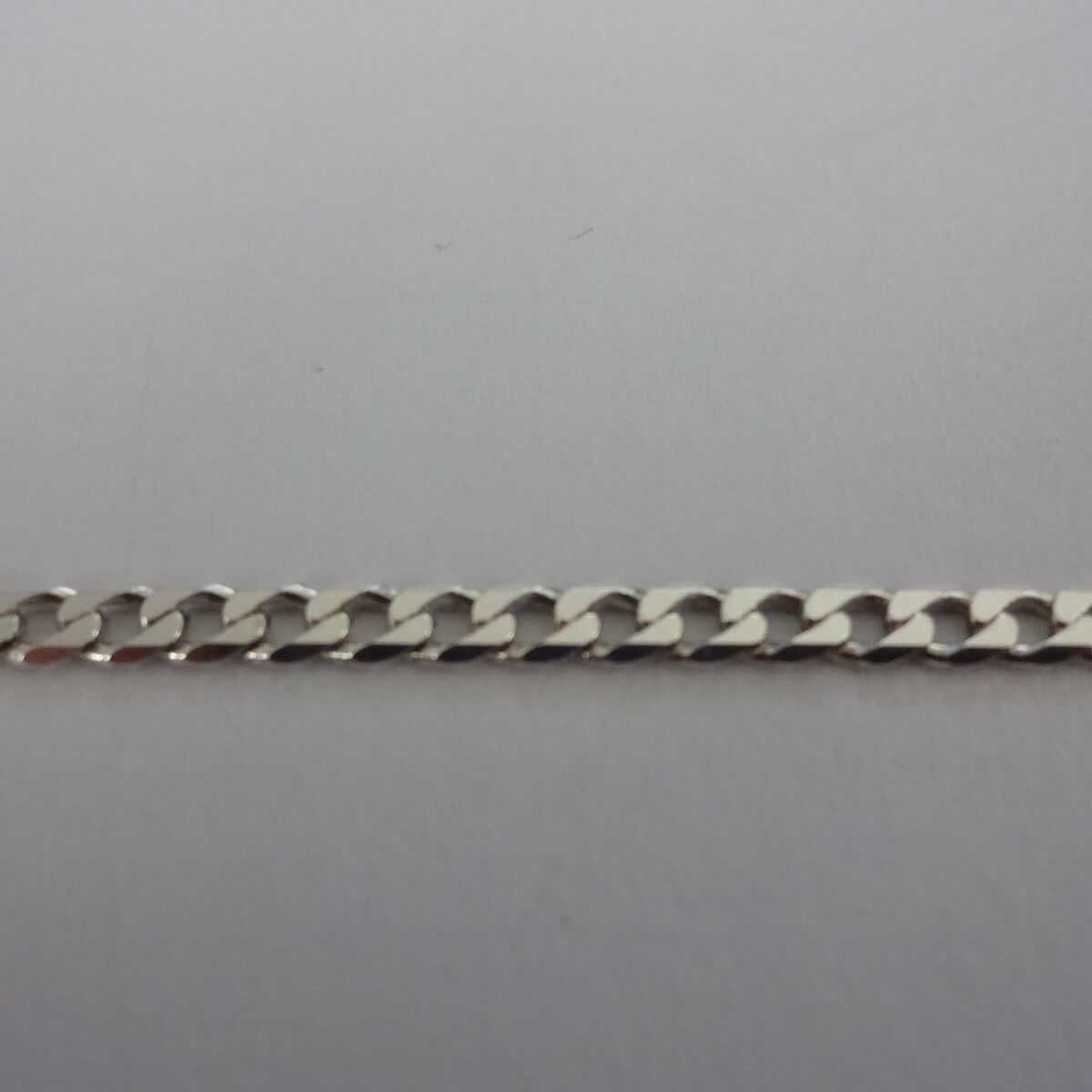Łańcuszek srebrny męski pancerka 3mm 60 cm długości