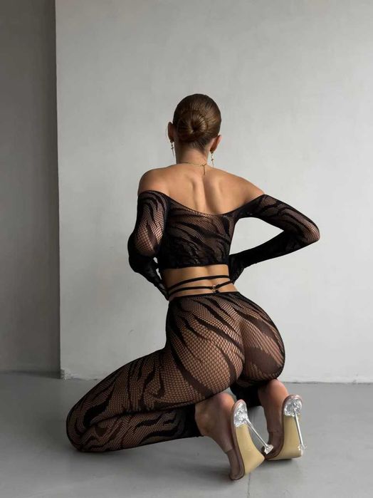 Бодістокінг, Боді сітка, Комбінезон Сітка, Еротична білизна 1908